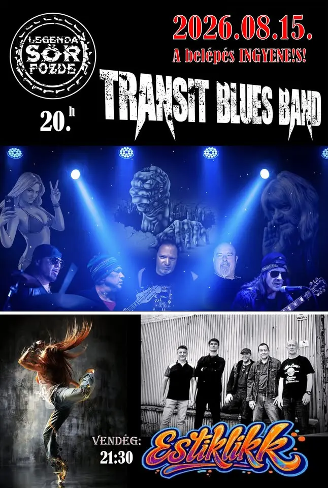 Rhythm and Blues est! Döntően Hobo és és Deák Bill BB. számok koncert Budapesten (Legenda Sörfőzde Center)